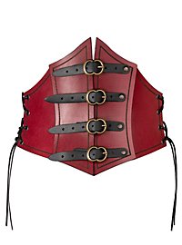 Pirate Queen Leather Corset black 
