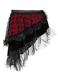 Pirate skirt red-black