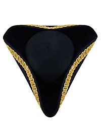 Piraten Dreispitz schwarz 