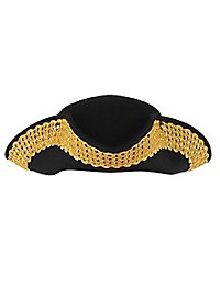 Piraten Dreispitz schwarz 