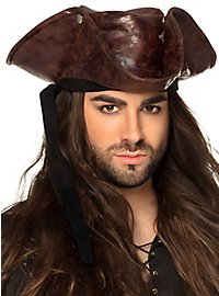 Piratenhut braun