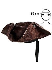Piratenhut braun