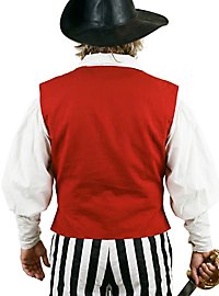 Piratenvest Rood