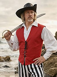 Piratenvest Rood
