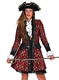 Piratfrakke til damer med netmønster