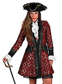 Piratfrakke til damer med netmønster