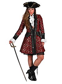 Piratfrakke til damer med netmønster