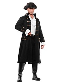 Piratkapitän Sort Kostume