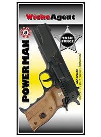 Pistolet d'agent Powerman, 8 coups