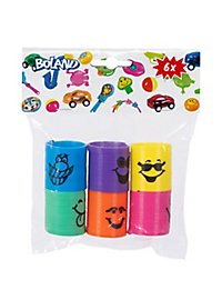 Piume Smiling Slinky di diversi colori, 6 pezzi