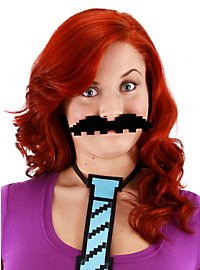 Pixel Mustache Set 