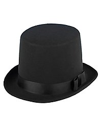 Plain black top hat
