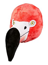 Plüschmaske Flamingo