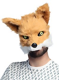 Plush fox half mask