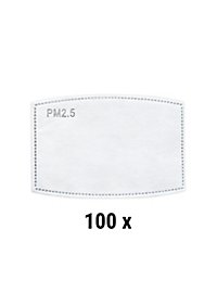 PM 2.5 Filter für Stoffmasken - 100 Stück
