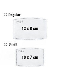 PM 2.5 Filter für Stoffmasken - 100 Stück