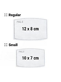 PM 2.5 Filters for cloth masks - 5 pieces - maskworld.com