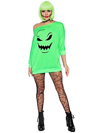 Poison green ghost sweater