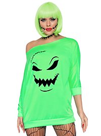 Poison green ghost sweater