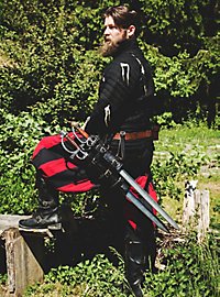 Portaespadas Doble Negro - Rorik