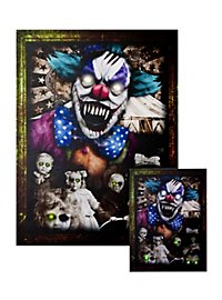 Portrait lumineux « clown d'horreur » moyen