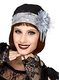 Pot Hat & Gloves black-grey