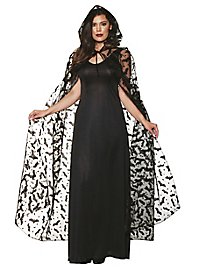 Præget Flagermus Hættekappe