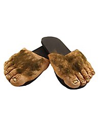 Prehistoric man feet
