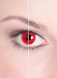 Prescription Contact Lens red