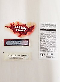 Prothèse en latex bouche de zombie The Walking Dead