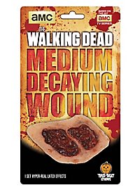 Prothèse en latex petite blessure en décomposition The Walking Dead
