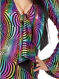 Psychedelic Disco Catsuit Costume