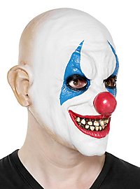 Psycho Clown Maske des Grauens aus Latex