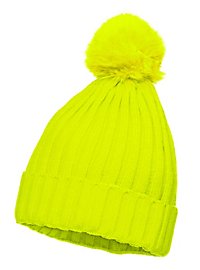 Pudelmütze in Neonfarben