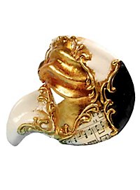 Pulcinella scacchi musica - maschera veneziana