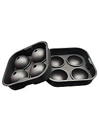 Quattro stampi in silicone per cubetti di ghiaccio e cottura 6 cm
