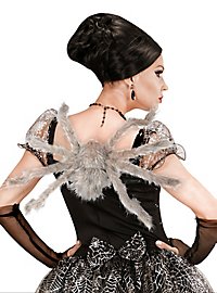 Ragno gigante da appendere al collo grigio