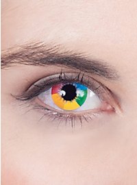 Rainbow contact lenses