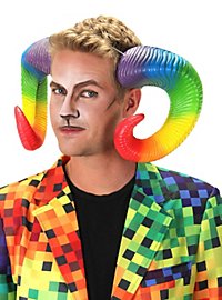 Ram Horns Rainbow