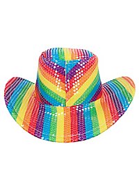 Regenbogen Cowboyhut