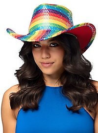 Regenbogen Cowboyhut