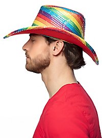 Regenbogen Cowboyhut