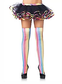Regenbogen Overknees