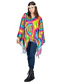 Regenboog batik poncho