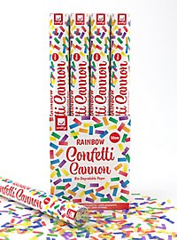Regenboog confettikanon - biologisch afbreekbaar