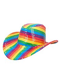 Regenboog cowboyhoed
