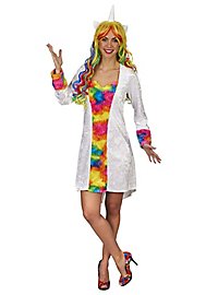 Regnbue Enhjørning Kjole