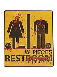 "Rest In Pieces" Sticker Halloween Decoration