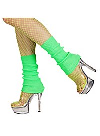 Retro leg warmers neon green