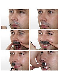 Révolutionnaire Composition de barbe professionnelle en poils véritables